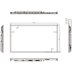 Dahua LM65-S400-C1 65" Dahua Monitor for Security 24/7 Metallic…