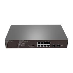 Reyee RG-ES110GDS-P - Reyee Switch PoE Sobremesa, 8 Puertos RJ45 + 2 Uplink…