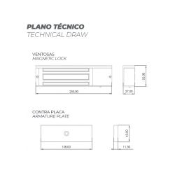 Fermax 30521 ELECTROMAGNETIC SURFACE 280KG