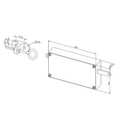 Fermax 2984 OUVERTURE DE SERRURE MOD.8000N AVEC CHAÎNE