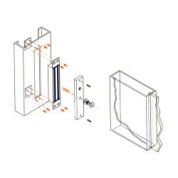 Fermax 3050 OUVRIR. ENCASTRABLE ELECTROMAGNETIQUE 300KG