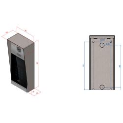 Fermax 95171 COFFRE SUPÉRIEUR LE PANNEAU NUMÉRIQUE MILO RENCONTRE L'ALU