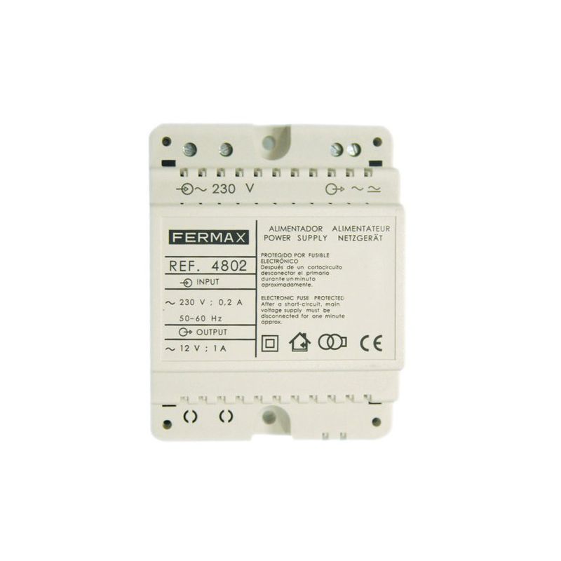 Fermax 4802 ALIMENTATION DIN4 230VAC/12VAC-1A