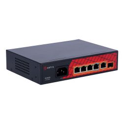 Safire SF-SW0604HIPOE-GF-65 - Safire Switch Hi-PoE, 4 puertos PoE + 1 Uplink RJ45 +…