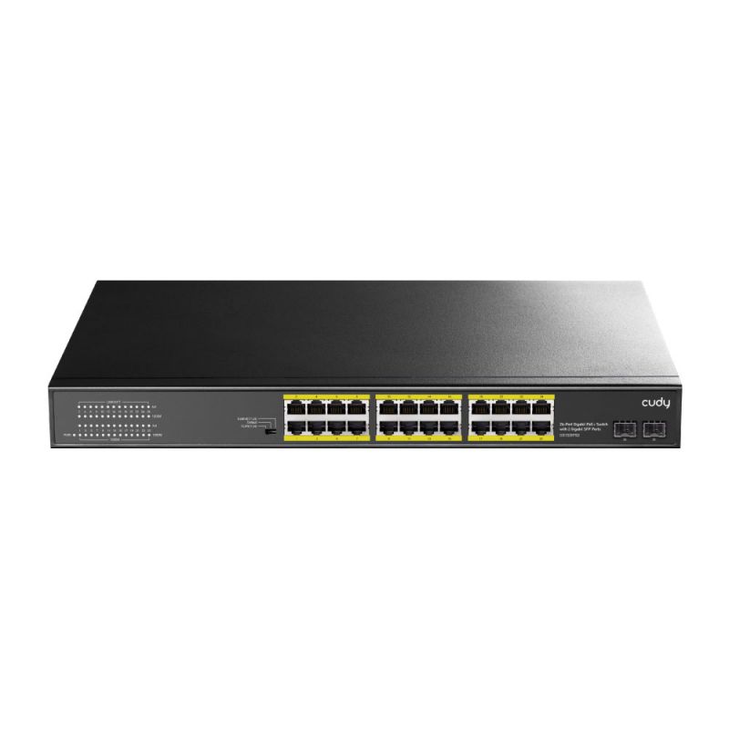 Cudy GS1028PS2 24 puertos PoE+ Gigabit. 2 ranuras SFP Gigabit