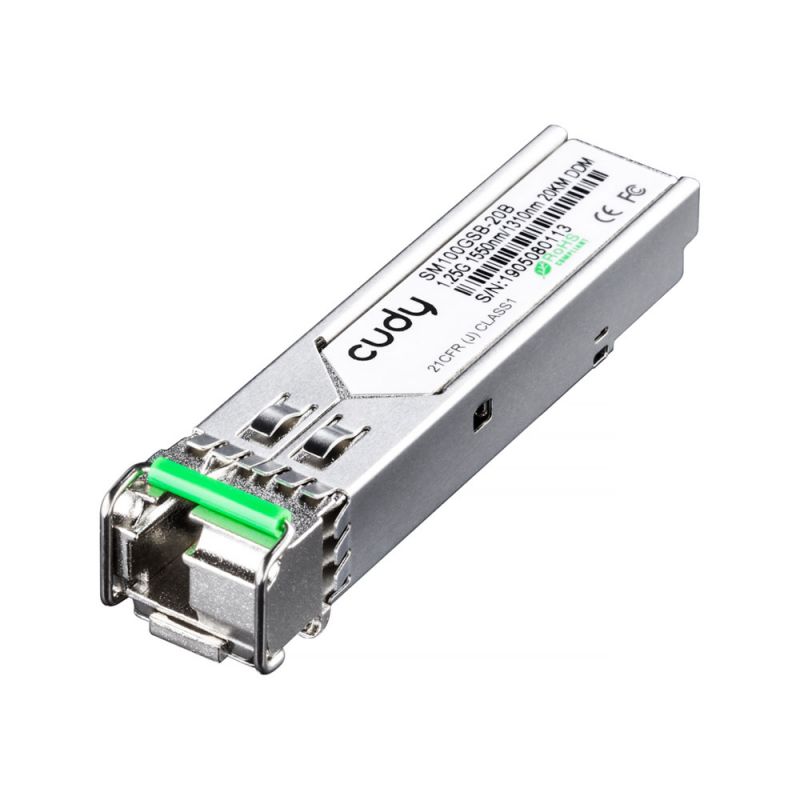 Cudy SM100GSB-20B Módulo SFP Bidireccional 1,25Gbps