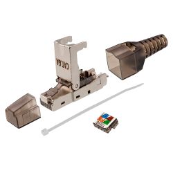 CON300-FTP6A-TL - Conector RJ45, Compatível com o cabo FTP Cat 6A,…