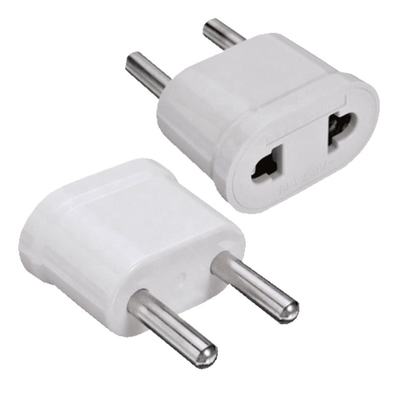 USA-EU-ADAPTER-W - Adaptador, Enchufe Tipo A (USA) a Enchufe Tipo F (EU)…