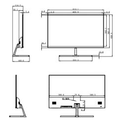 Dahua LM27-B200S Monitor de segurança Dahua de 27" 24/7 LED…