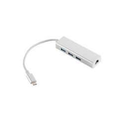 Station d'accueil USB-C 2 en 1, Hub, réseau local