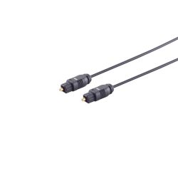 Câble audio numérique optique Toslink Slim 2,2 mm de 15 m