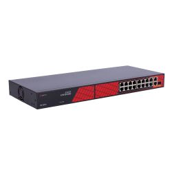 Safire SF-SW1916HIPOE-HF-300 - Safire Switch Hi-PoE, 16 Puertos PoE + 2 Uplink RJ45 +…