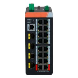 X-Security XS-SWI2016HIPOE-MGF-240-DIN - Switch PoE X-Security Carril DIN, 16 puertos PoE RJ45…