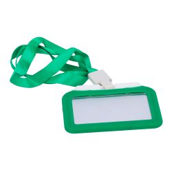 CARD-HOLDER-H-GREEN - Porta-tarjetas, Disposición horizontal, Láminas de…