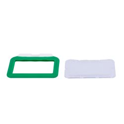 CARD-HOLDER-H-GREEN - Porta-tarjetas, Disposición horizontal, Láminas de…