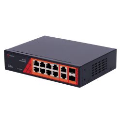 Safire SF-SW1208HIPOE-GF-120 - Safire Switch Hi-PoE, 8 puertos PoE + 2 SFP + 2 RJ45,…