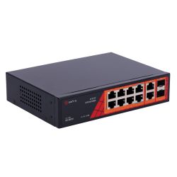 Safire SF-SW1208HIPOE-GF-120 - Safire Switch Hi-PoE, 8 puertos PoE + 2 SFP + 2 RJ45,…