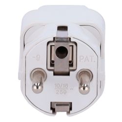 UKPLUG-ADAPTER - Adaptador, Enchufe Tipo G (UK) a Enchufe Tipo F (EU)…