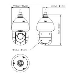 Dahua SD49825GB-HNR IP PTZ Dome 8M DN WDR Starlight IR100m 25X…