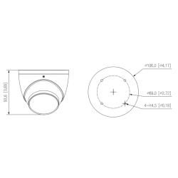 Dahua HAC-HDW2802T-A-0280B-S2 Domo HDCVI 4K DN WDR Starlight…