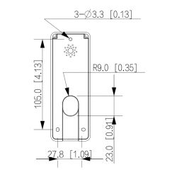 Dahua ASR2100H Lecteur de proximité Mifare RS485 Wiegand IP66