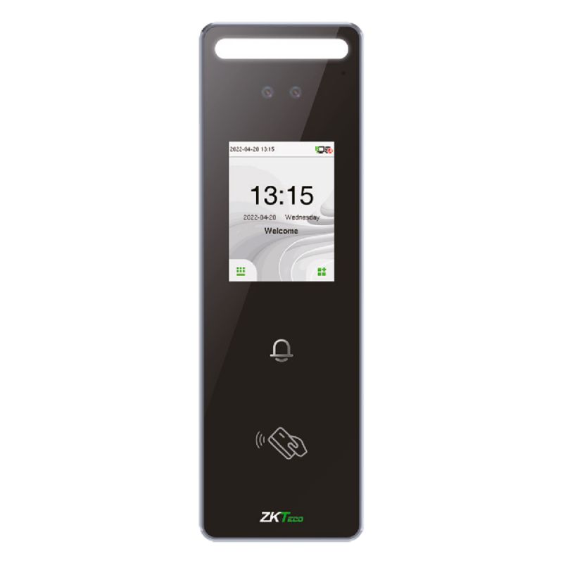 Zkteco ZK-VL-SPEEDFACE-V3L-RF-2-W - Control de acceso y presencia IP65, Facial, tarjeta MF…