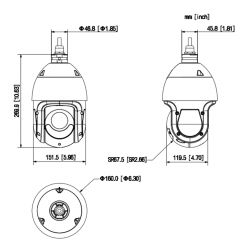 Dahua SD4E425GB-HNR-A-PV1 IP PTZ Dome 4M TiOC H265 WDR Starlight…