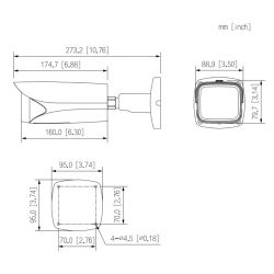 Dahua IPC-HFW5241E-Z5E-S3 Tubulaire IP H265 2M WDR Deeplight…