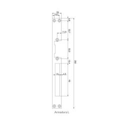 Dorcas LX 22MM DORCAS. 22mm LX Long Front for Dorcas strikers