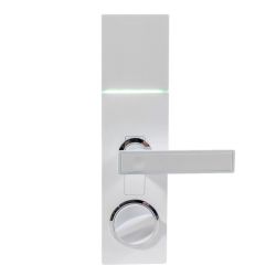 Watchman door WLOCK-WHITE White smart handle