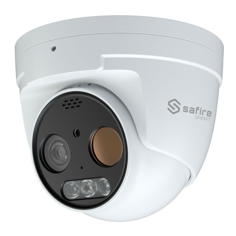 Safire Smart SF-IPTT256A-7D5 - Cámara térmica Dual IP Turret Safire Smart, Sensor…