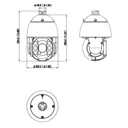 Dahua SD6C3425GB-HNR-A-PV1 PTZ IP Dome 4M TiOC 2.0 H265 DN WDR…