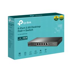 TP-LINK TL-SG105PP-M2 TP-Link TL-SG105PP-M2. Tipo de interruptor: No administrado