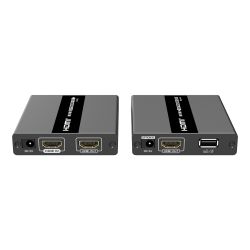 HDMI-EXT-1080p60-KVM60 - Extensor HDMI con KVM, Emisor y receptor, Alcance 60…