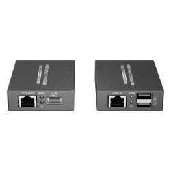 HDMI-EXT-4K30-KVM40 - Extensor HDMI con KVM, Emisor y receptor, Alcance 70…