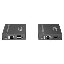 HDMI-EXT-4K60-KVM70 - Extensor HDMI con KVM, Emisor y receptor, Alcance 70…