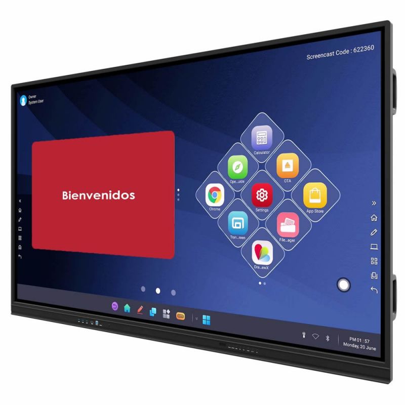 Iboard IB-TE-YL-86E2 - Pantalla interactiva IBOARD 86&﹟039,&﹟039, 4K,…