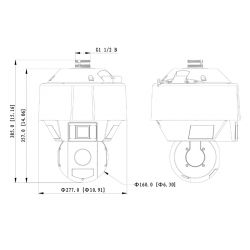 Dahua SDT5X425-4Z4-QA-0832 Dôme IP double PTZ 4M DN WDR…