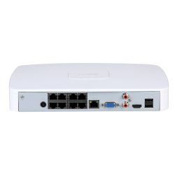 Dahua NVR4108-8P-EI NVR 8 canaux 256Mbps H265 HDMI 8PoE 1HDD AI