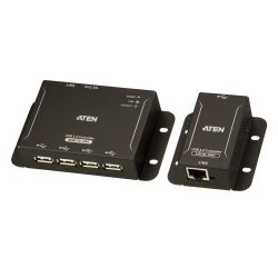 ATEN UCE3250-AT-G O extensor USB 2.0 Cat 5 de 4 portas UCE3250 é um dispositivo de duas unidades…