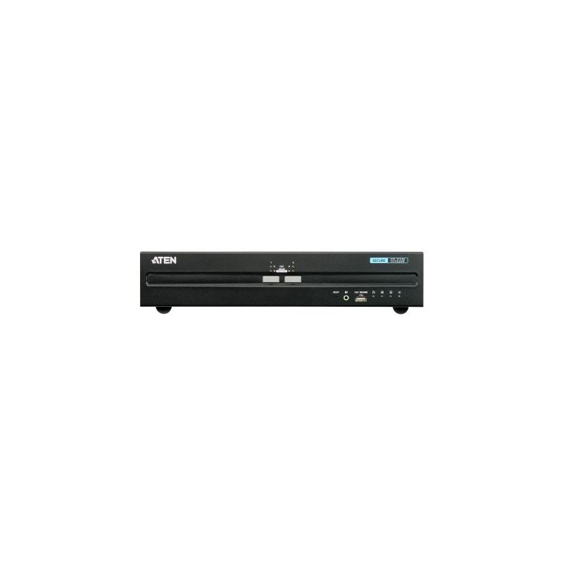 ATEN CS1142DP-AT-G El switch KVM seguro PSS PP v3.0 de ATEN (CS1142DP) se ha diseñado…