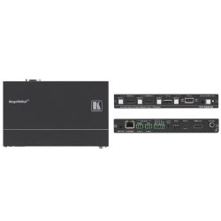 KRAMER 72-000074590 VP-429H2 is a 4K at 60Hz (4:4:4:4) scaler/switcher for HDMI, DisplayPort, VGA…