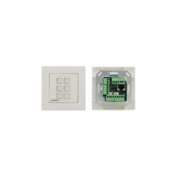 KRAMER 30-804925390 RC − 206 is a compact 6-button keypad that fits standard US, EU, UK 1-gang…