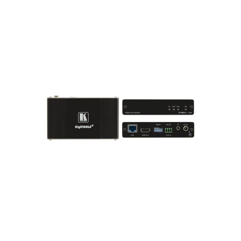 KRAMER 50-80026090 TP-583Rxr is a high-performance, extended-range HDBaseT receiver for 4K HDMI,…