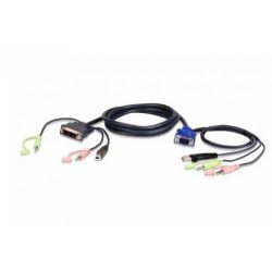 ATEN 2L-7DX3U Aten VGA USB to DVI KVM Cable 3m