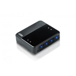 ATEN US434-AT El ATEN US434 es un dispositivo para compartir periféricos con 4 puertos USB 3.2…