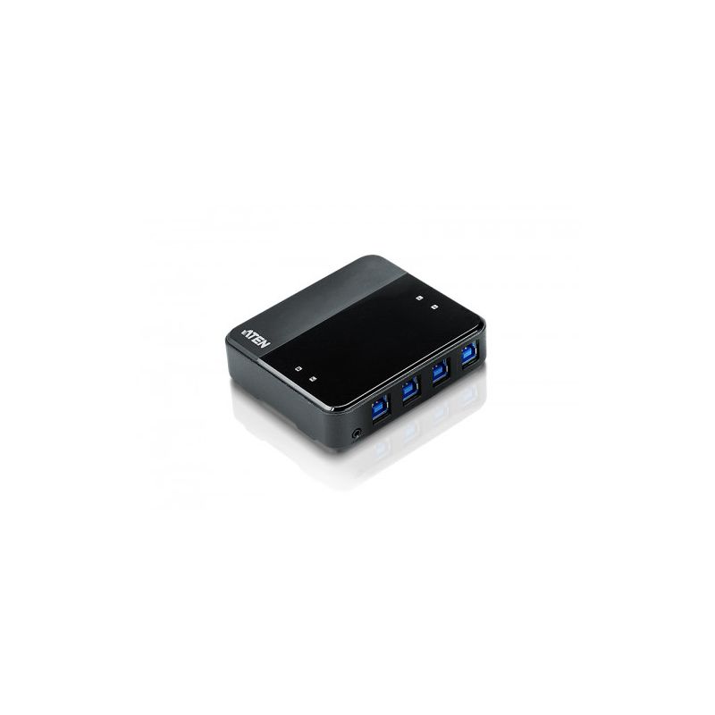 ATEN US434-AT The ATEN US434 is a peripheral sharing device with 4 USB 3.2 Gen1 ports that allows…