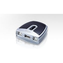 ATEN US221A-AT Switch periférico USB 2.0 de 2 portas Aten