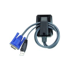 ATEN CV211-AT The CV211 Laptop USB KVM Console Emergency Cart Adapter offers a direct laptop-to-PC…