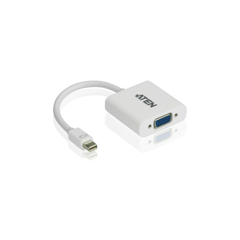 ATEN VC920-AT The Mini DisplayPort to VGA adapter allows you to connect a device with Mini…